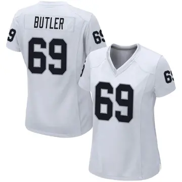 Women's Las Vegas Raiders Adam Butler White Game Jersey By Nike