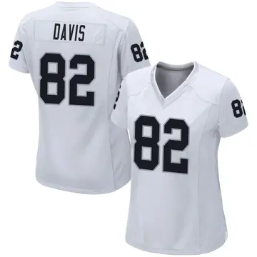 Women's Las Vegas Raiders Al Davis White Game Jersey By Nike