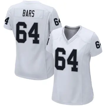 Women's Las Vegas Raiders Alex Bars White Game Jersey By Nike