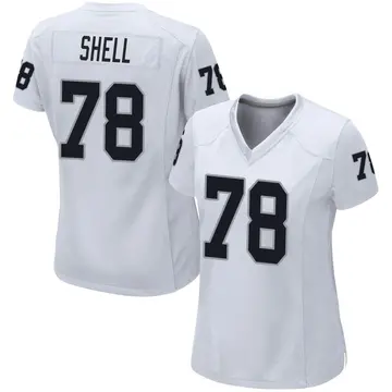 Women's Las Vegas Raiders Art Shell White Game Jersey By Nike