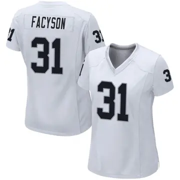 Women's Las Vegas Raiders Brandon Facyson White Game Jersey By Nike