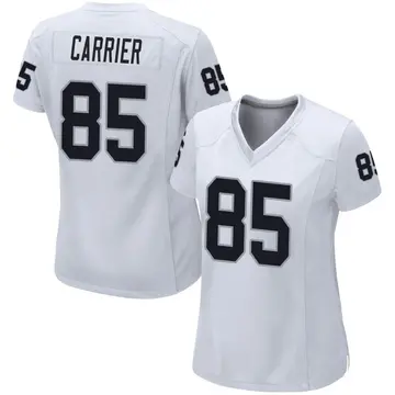 Women's Las Vegas Raiders Derek Carrier White Game Jersey By Nike