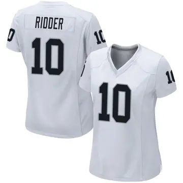 Women's Las Vegas Raiders Desmond Ridder White Game Jersey By Nike