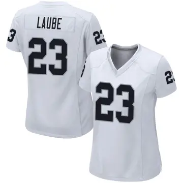 Women's Las Vegas Raiders Dylan Laube White Game Jersey By Nike