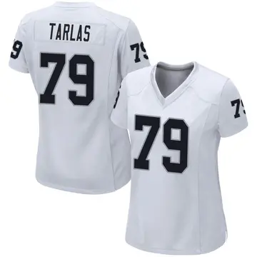 Women's Las Vegas Raiders George Tarlas White Game Jersey By Nike