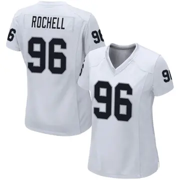 Women's Las Vegas Raiders Isaac Rochell White Game Jersey By Nike