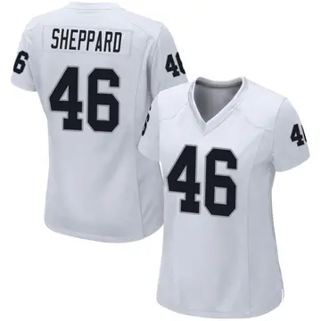 Women's Las Vegas Raiders Ja'Quan Sheppard White Game Jersey By Nike