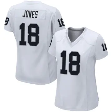 Women's Las Vegas Raiders Jack Jones White Game Jersey By Nike