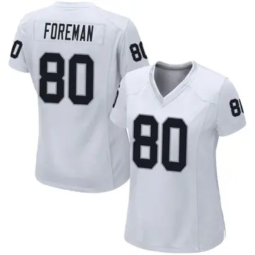 Women's Las Vegas Raiders Jeff Foreman White Game Jersey By Nike