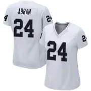 Women's Las Vegas Raiders Johnathan Abram White Game Jersey By Nike