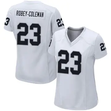 Women's Las Vegas Raiders Nickell Robey-Coleman White Game Jersey By Nike