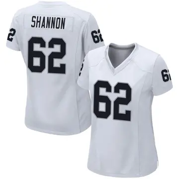 Women's Las Vegas Raiders Noah Shannon White Game Jersey By Nike