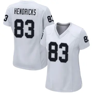 Women's Las Vegas Raiders Ted Hendricks White Game Jersey By Nike