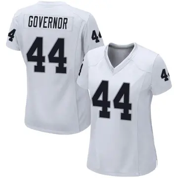 Women's Las Vegas Raiders Woo Governor White Game Jersey By Nike