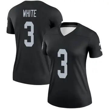 Women's Las Vegas Raiders Zamir White Black Legend Jersey By Nike