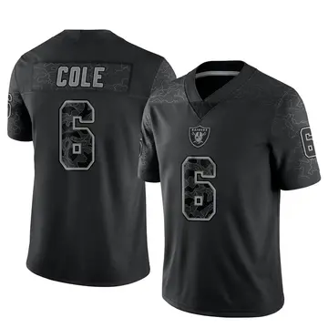 Youth Las Vegas Raiders AJ Cole Black Limited Reflective Jersey By Nike