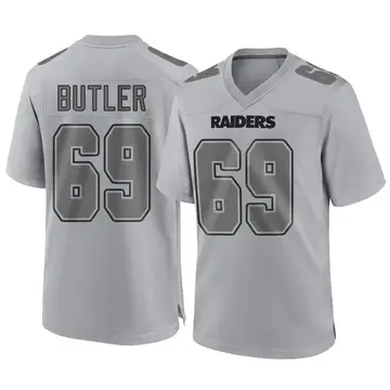 Youth Las Vegas Raiders Adam Butler Gray Game Atmosphere Fashion Jersey By Nike