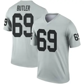 Youth Las Vegas Raiders Adam Butler Legend Inverted Silver Jersey By Nike