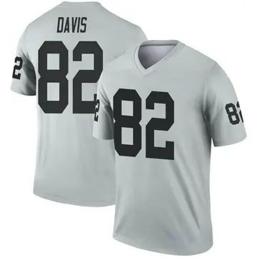 Youth Las Vegas Raiders Al Davis Legend Inverted Silver Jersey By Nike