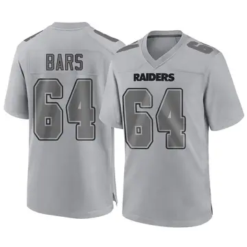 Youth Las Vegas Raiders Alex Bars Gray Game Atmosphere Fashion Jersey By Nike