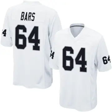 Youth Las Vegas Raiders Alex Bars White Game Jersey By Nike