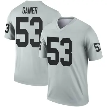 Youth Las Vegas Raiders Amari Gainer Legend Inverted Silver Jersey By Nike