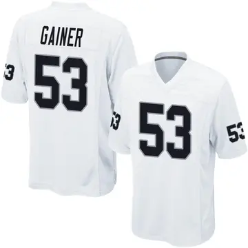 Youth Las Vegas Raiders Amari Gainer White Game Jersey By Nike