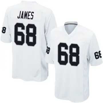 Youth Las Vegas Raiders Andre James White Game Jersey By Nike