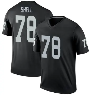 Youth Las Vegas Raiders Art Shell Black Legend Jersey By Nike