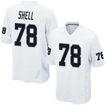 Youth Las Vegas Raiders Art Shell White Game Jersey By Nike