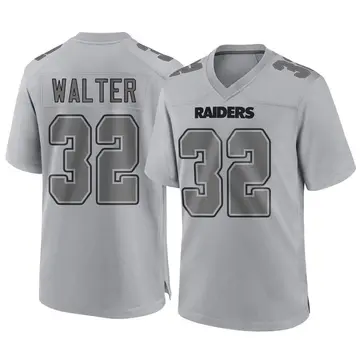 Youth Las Vegas Raiders Austin Walter Gray Game Atmosphere Fashion Jersey By Nike