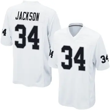 Youth Las Vegas Raiders Bo Jackson White Game Jersey By Nike