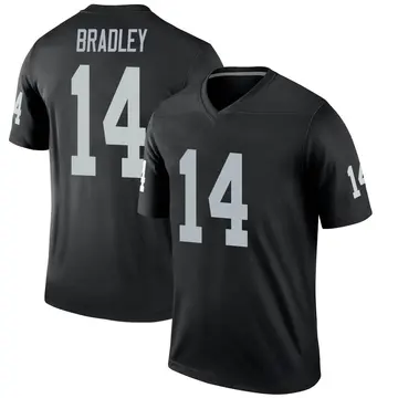 Youth Las Vegas Raiders Carter Bradley Black Legend Jersey By Nike