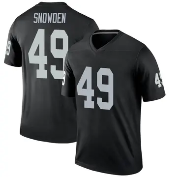 Youth Las Vegas Raiders Charles Snowden Black Legend Jersey By Nike