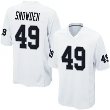 Youth Las Vegas Raiders Charles Snowden White Game Jersey By Nike