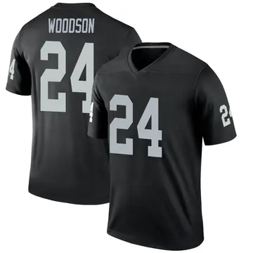 Youth Las Vegas Raiders Charles Woodson Black Legend Jersey By Nike