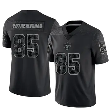 Youth Las Vegas Raiders Cole Fotheringham Black Limited Reflective Jersey By Nike