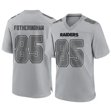 Youth Las Vegas Raiders Cole Fotheringham Gray Game Atmosphere Fashion Jersey By Nike