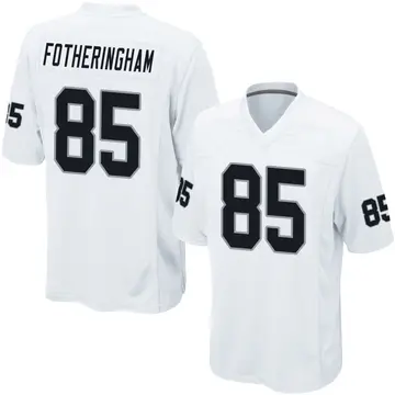 Youth Las Vegas Raiders Cole Fotheringham White Game Jersey By Nike