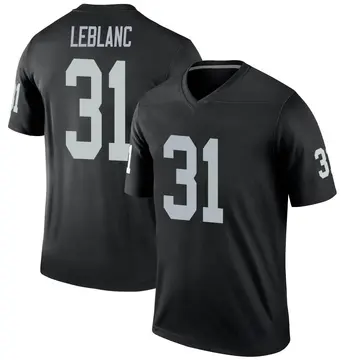 Youth Las Vegas Raiders Cre'Von LeBlanc Black Legend Jersey By Nike