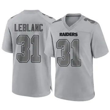 Youth Las Vegas Raiders Cre'Von LeBlanc Gray Game Atmosphere Fashion Jersey By Nike