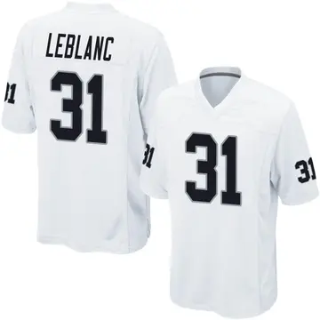 Youth Las Vegas Raiders Cre'Von LeBlanc White Game Jersey By Nike