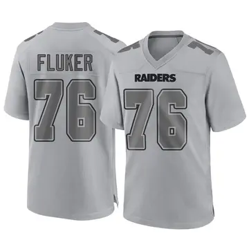 Youth Las Vegas Raiders D.J. Fluker Gray Game Atmosphere Fashion Jersey By Nike