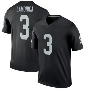 Youth Las Vegas Raiders Daryle Lamonica Black Legend Jersey By Nike