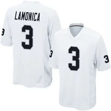 Youth Las Vegas Raiders Daryle Lamonica White Game Jersey By Nike