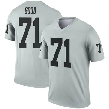 Youth Las Vegas Raiders Denzelle Good Legend Inverted Silver Jersey By Nike