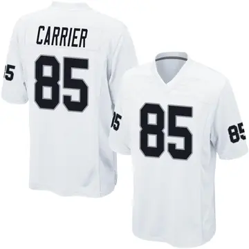 Youth Las Vegas Raiders Derek Carrier White Game Jersey By Nike