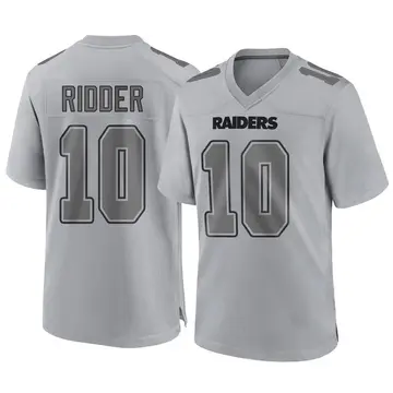 Youth Las Vegas Raiders Desmond Ridder Gray Game Atmosphere Fashion Jersey By Nike