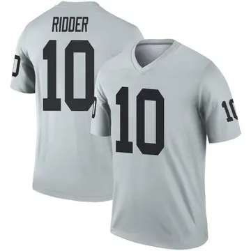 Youth Las Vegas Raiders Desmond Ridder Legend Inverted Silver Jersey By Nike