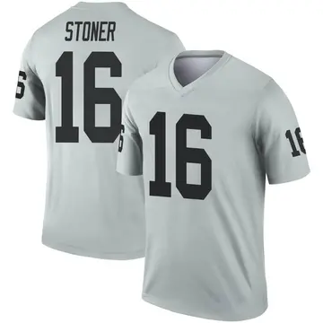 Youth Las Vegas Raiders Dillon Stoner Legend Inverted Silver Jersey By Nike